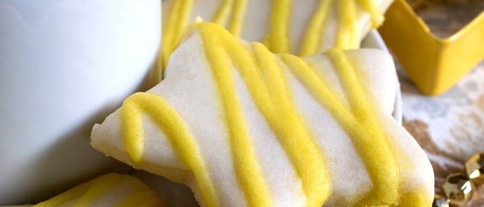 Lemon Star Cookies - A Family Feast