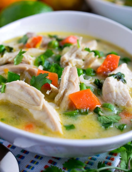 Citrus Chicken and Rice Soup - A Family Feast