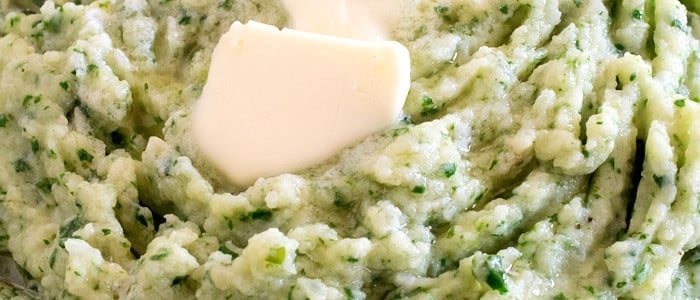 Mashed Cauliflower and Spinach - A Family Feast