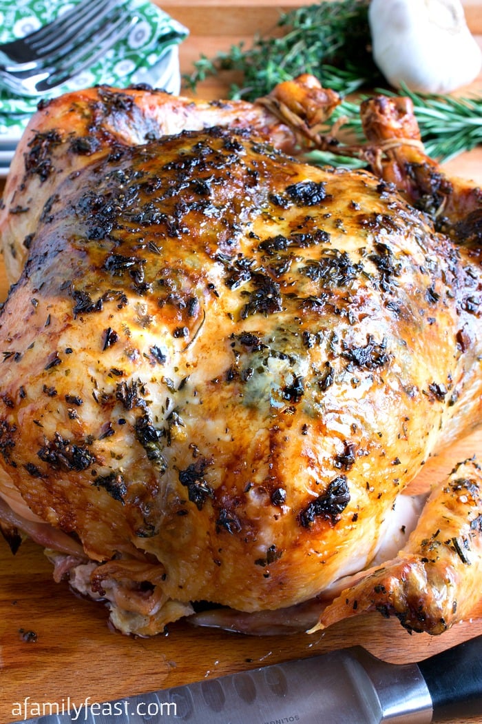How to make Perfect Herb Roasted Chicken. This is a recipe everyone should have in their collection!