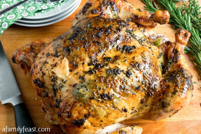 How to make Perfect Herb Roasted Chicken. This is a recipe everyone should have in their collection!