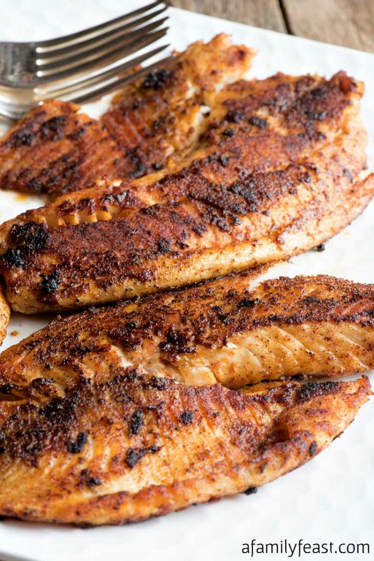 Blackened Tilapia Soft Tacos A Family Feast®