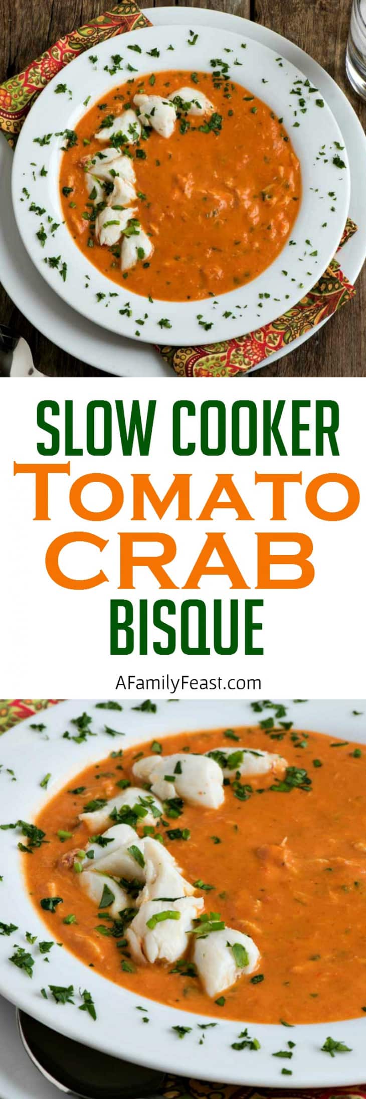 Slow Cooker Tomato Crab Bisque A Family Feast®