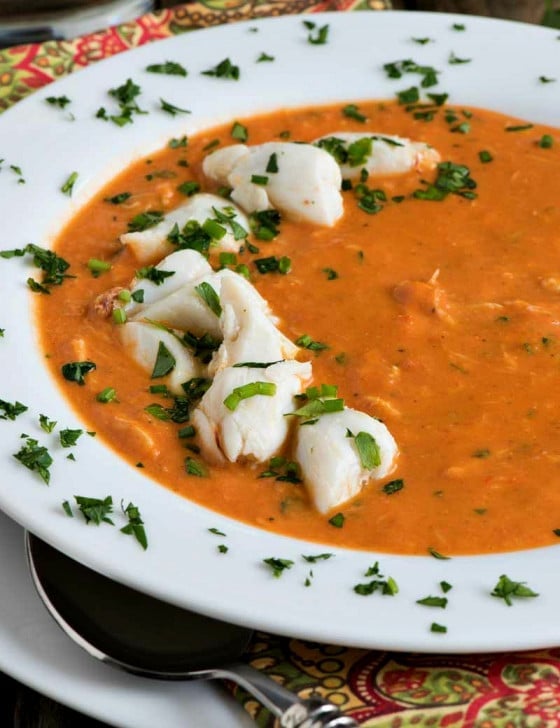 Slow Cooker Tomato Crab Bisque - A Family Feast