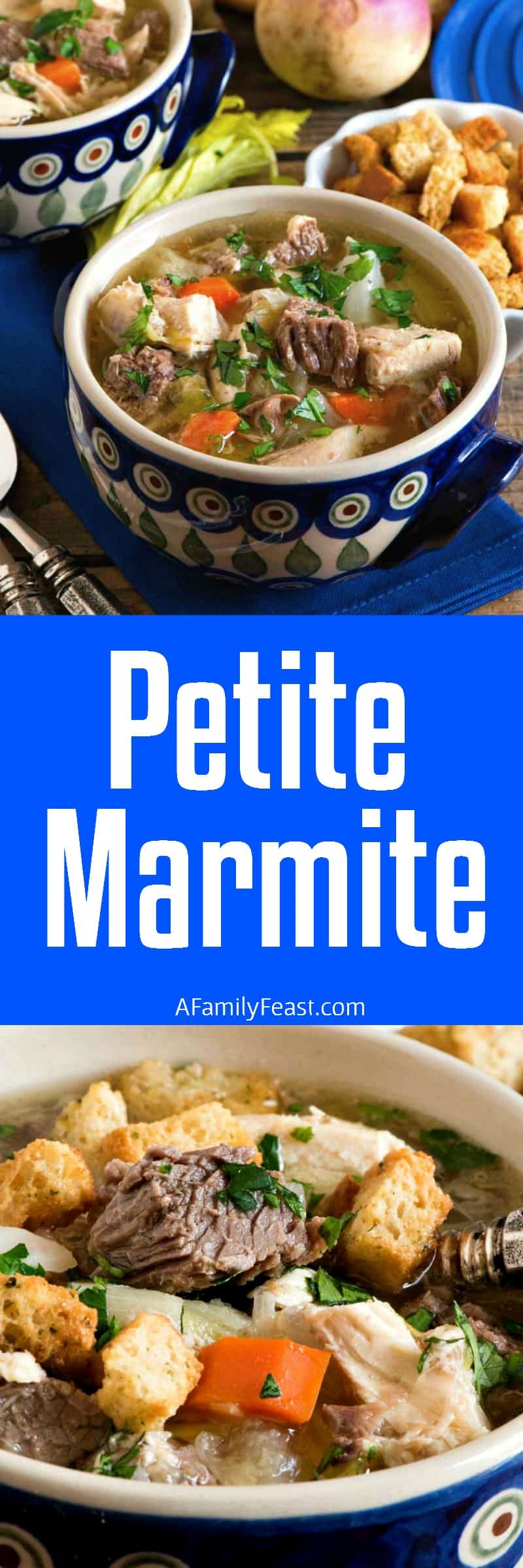 Petite Marmite is a delicious, flavorful soup made from a variety of meats and vegetables. See how to make this classic French soup right here!