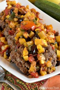 Grilled Beef Patties with Mediterranean Salsa - A Family Feast