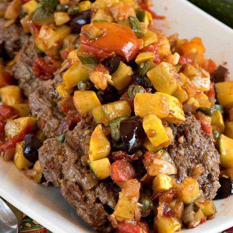 Grilled Beef Patties with Mediterranean Salsa - A Family Feast