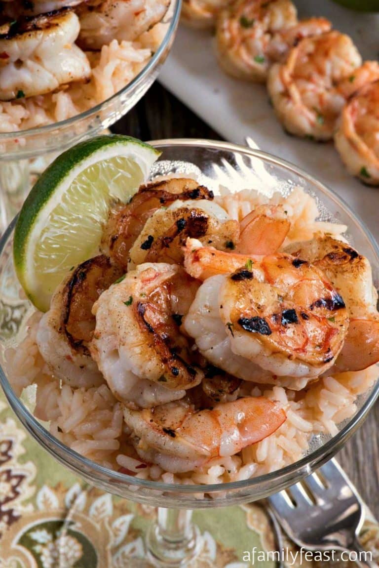 Margarita Shrimp with Rice - A Family Feast