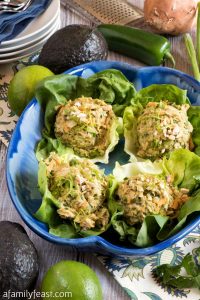 Southwest Tuna Salad Lettuce Boats - A Family Feast