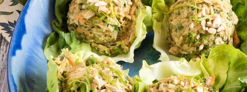 Southwest Tuna Salad Lettuce Boats - A Family Feast