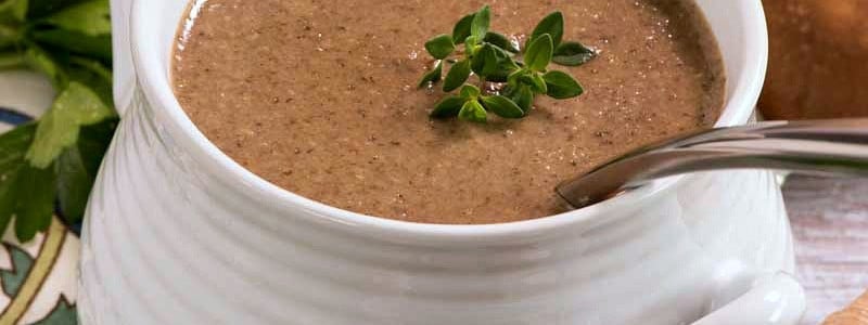 Wild Mushroom and Black Garlic Soup - A Family Feast