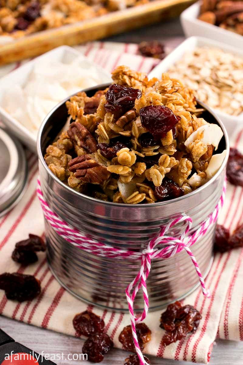 Cherry Granola - A Family Feast