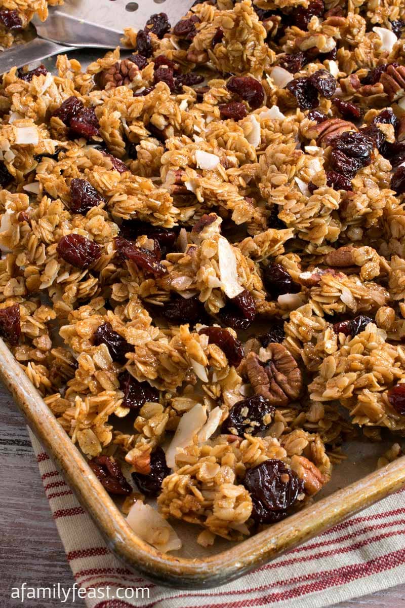 Cherry Granola - A Family Feast