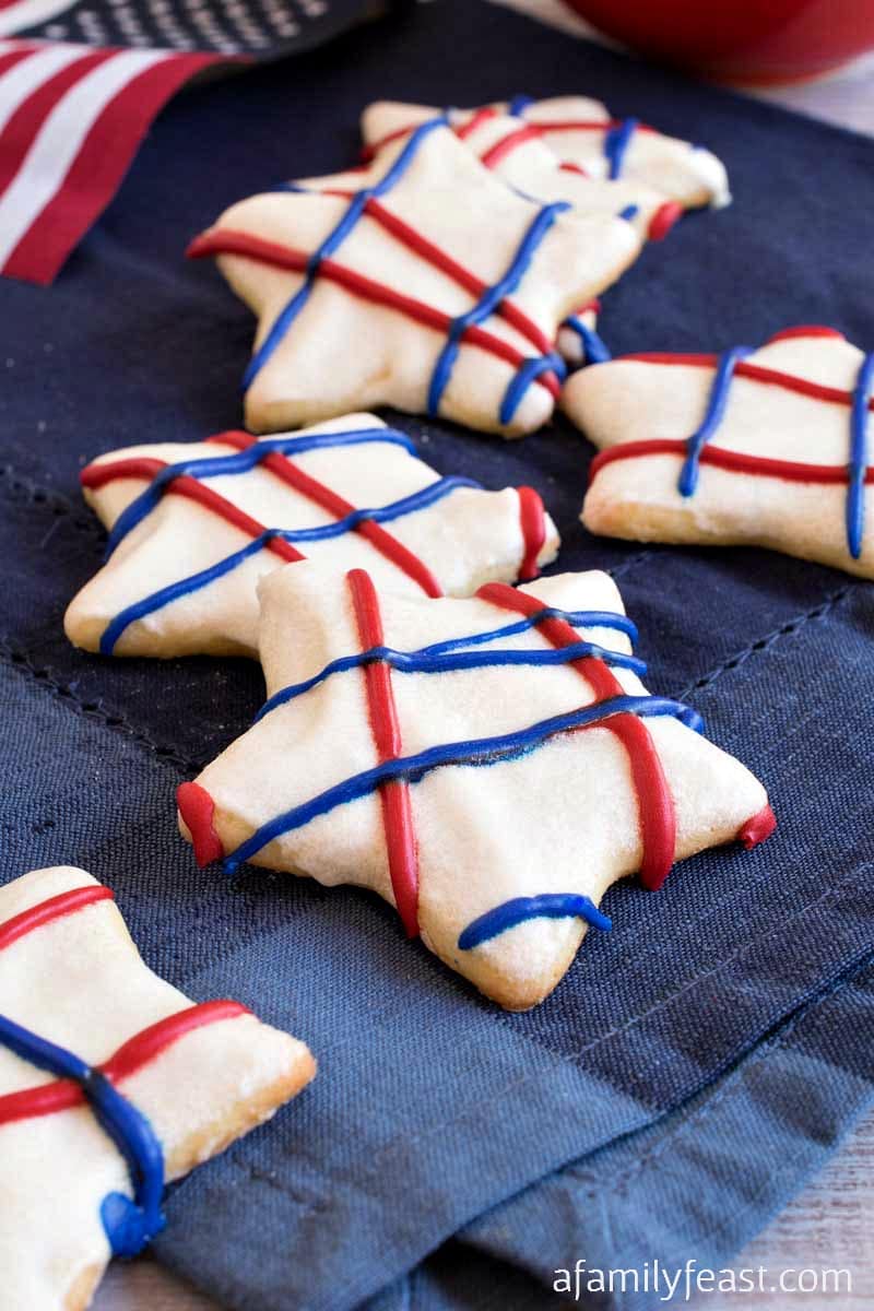 Star Spangled Sugar Cookies - A Family Feast