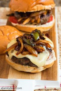 Grilled Southwest Burger - A Family Feast