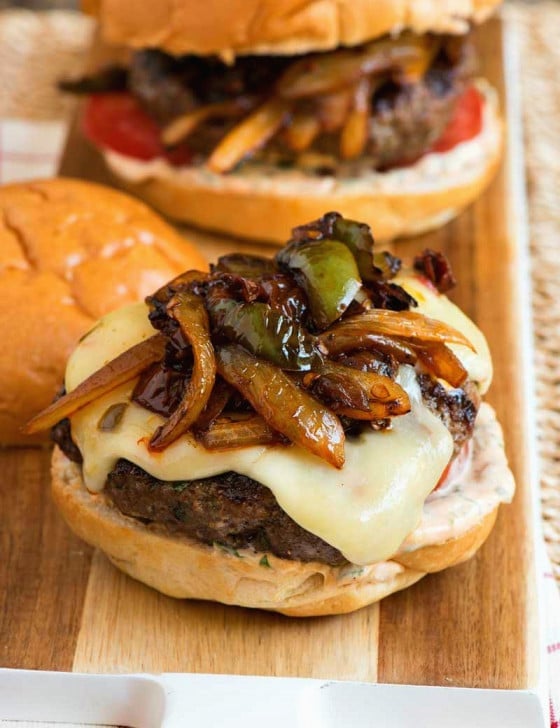 Grilled Southwest Burger - A Family Feast