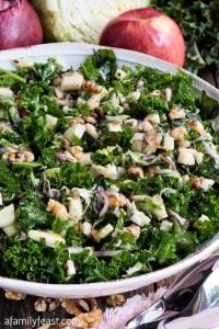 Kale Apple Walnut Salad