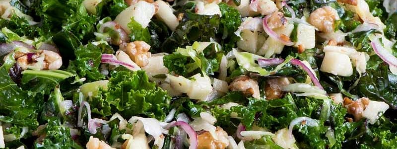 Kale Apple Walnut Salad