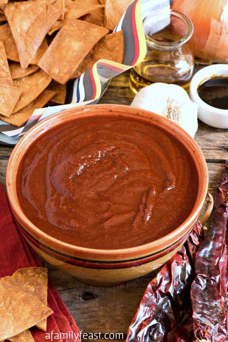 Southwestern Red Chile Sauce - A Family Feast