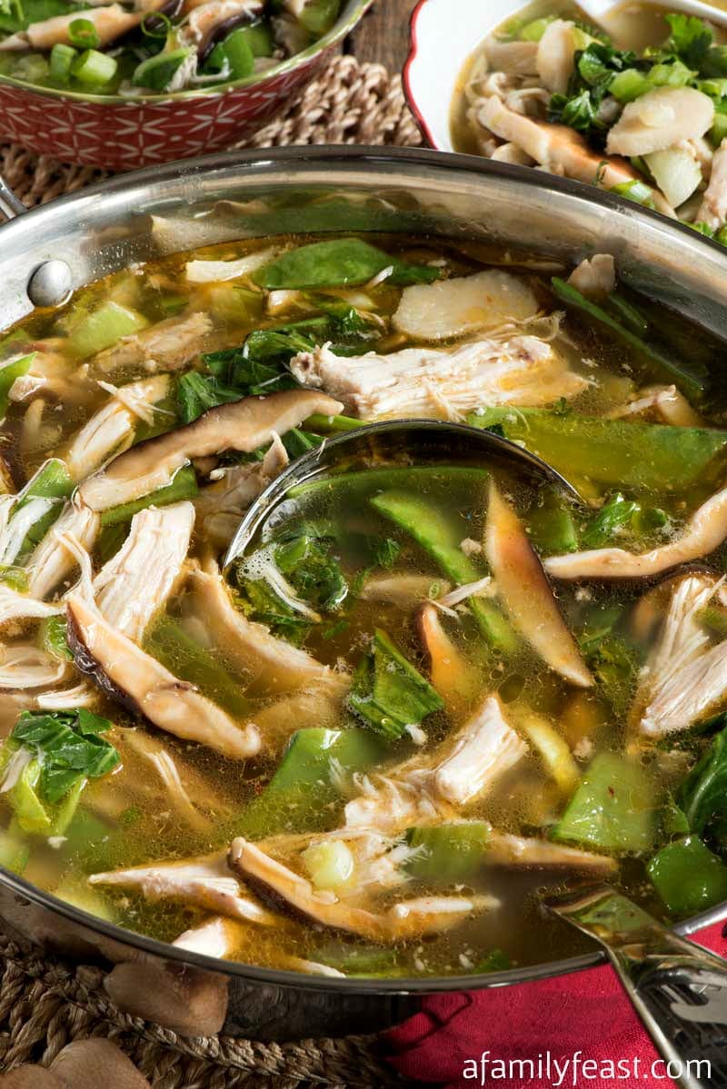 Chicken Soup with Asian flavors