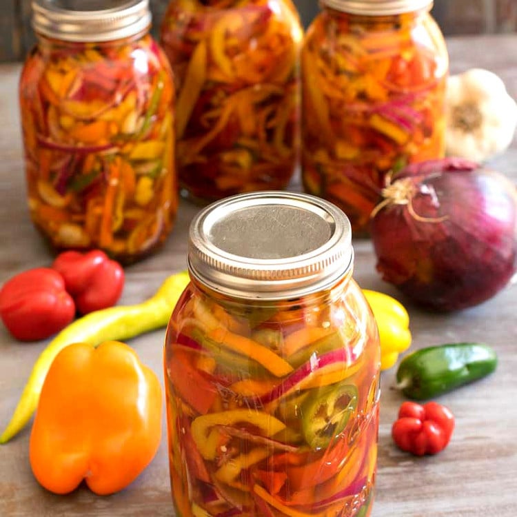 Pickled Peppers - A Family Feast