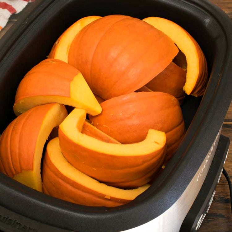 Slow Cooker Pumpkin Purée
