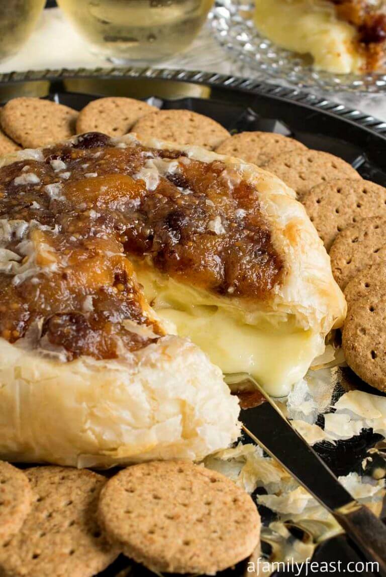 Baked Brie with Mostarda