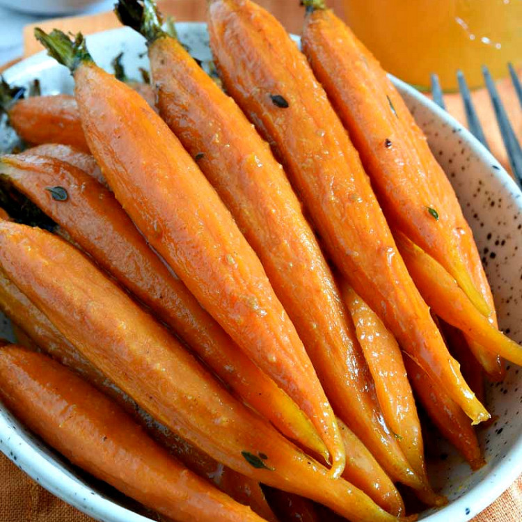 Cider Glazed Carrots - A Family Feast
