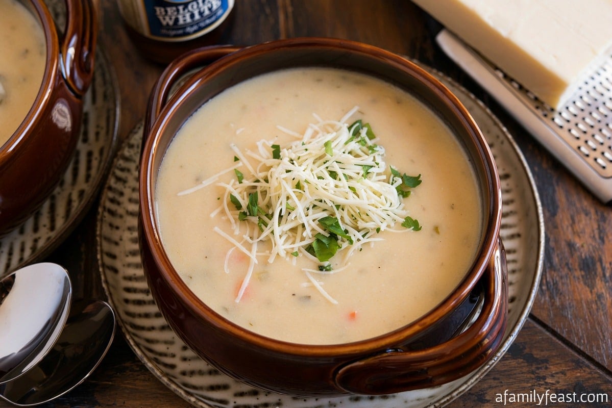 Cheddar and Ale Soup 