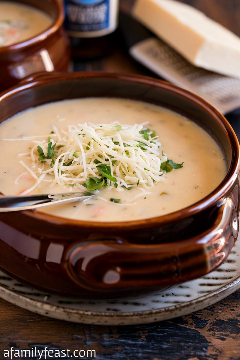 Cheddar and Beer Soup 