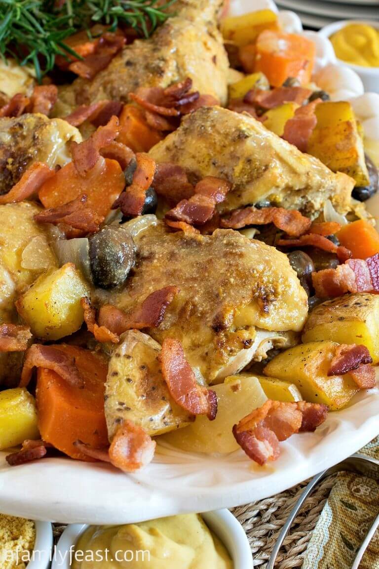 Three Mustard Chicken Fricassee