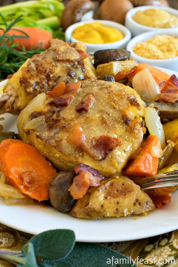 Three Mustard Chicken Fricassee A Family Feast®