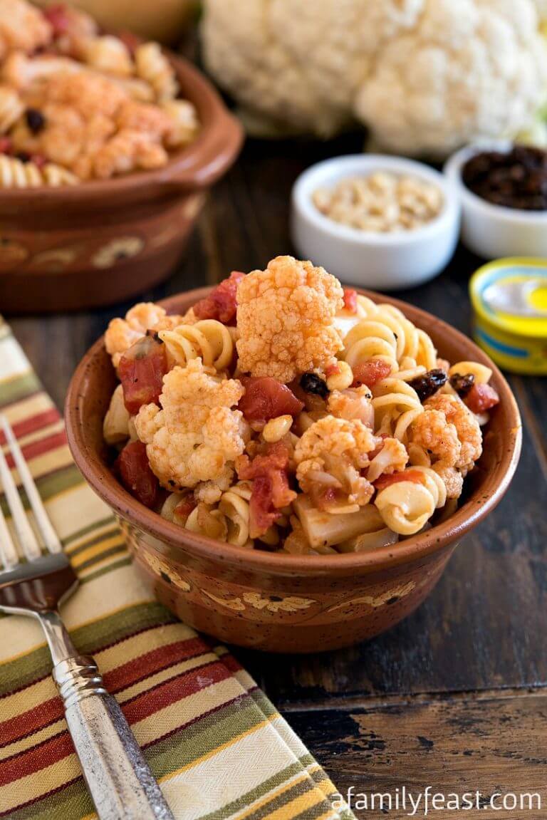 Fusilli with Cauliflower