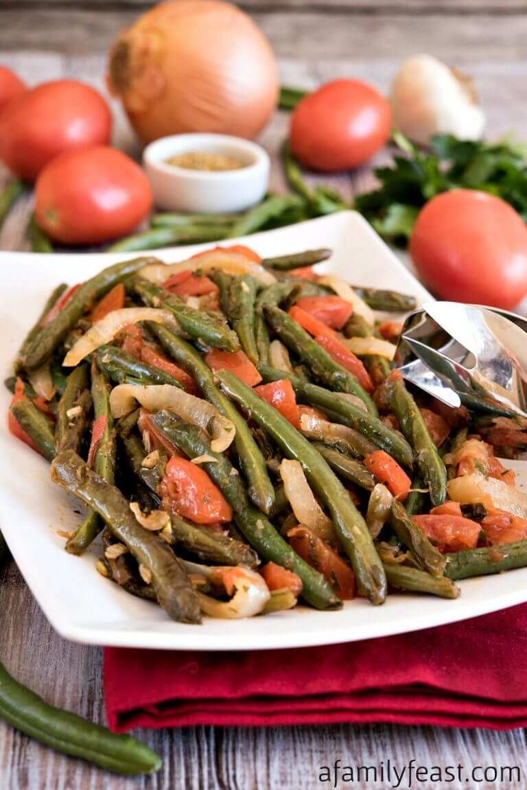 Green Beans with Tomatoes A Family Feast®