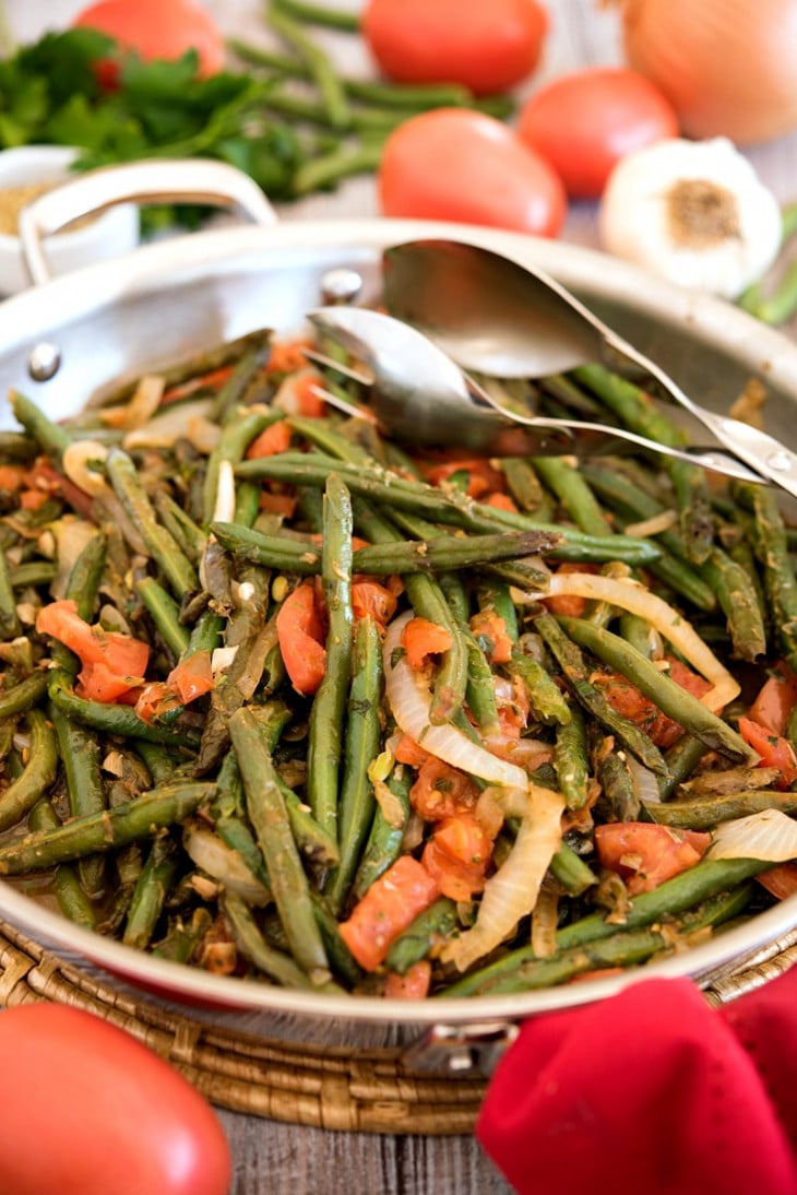 Green Beans with Tomatoes A Family Feast®