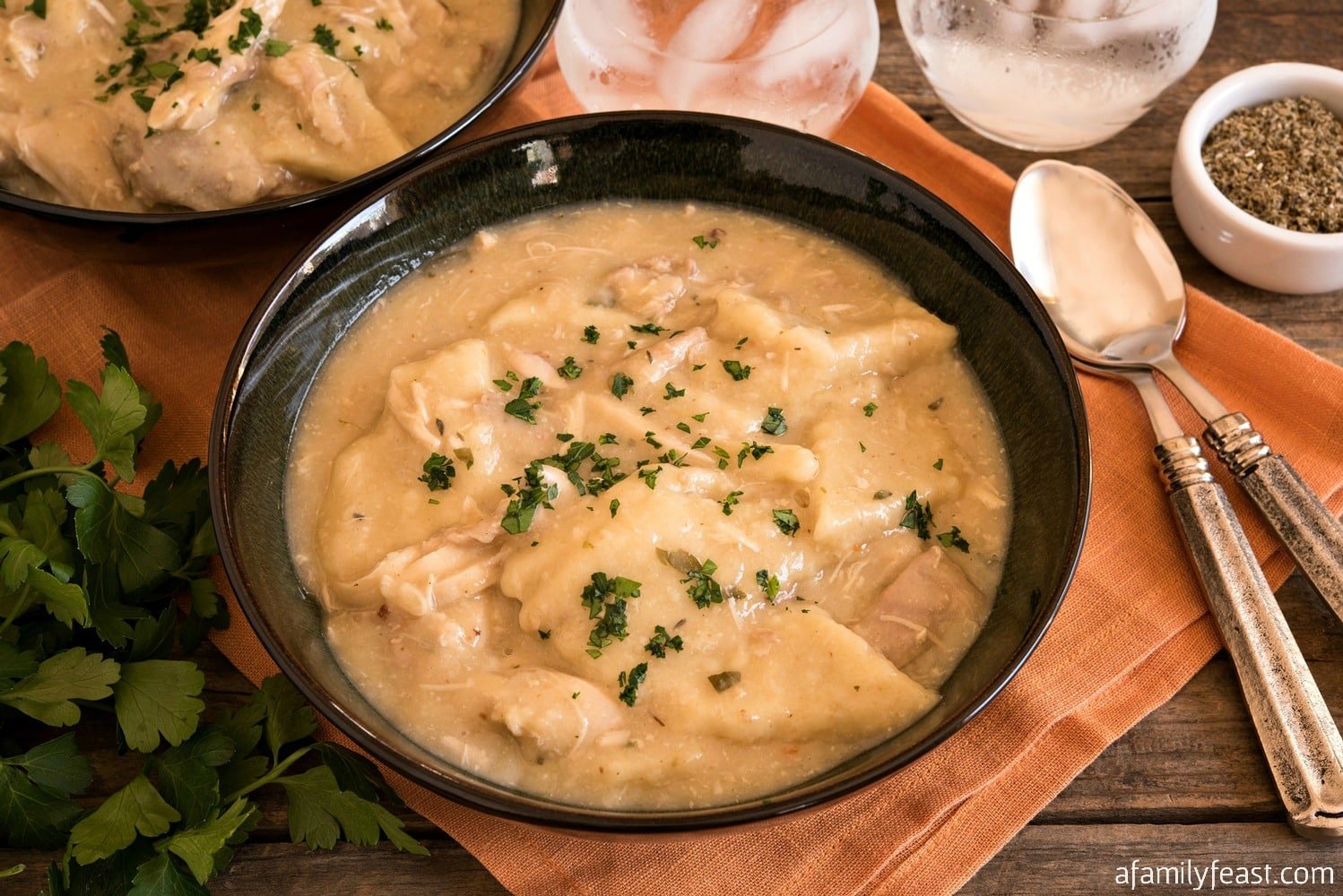 Chicken with Sage Dumplings - A Family Feast®