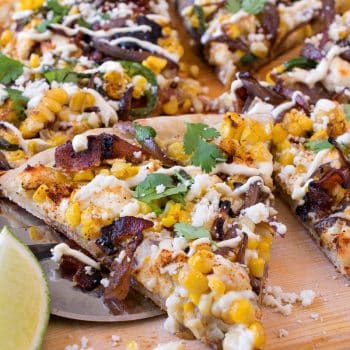 Mexican Street Corn Bacon Pizza