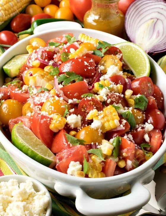 Mexican Tomato and Corn Salad