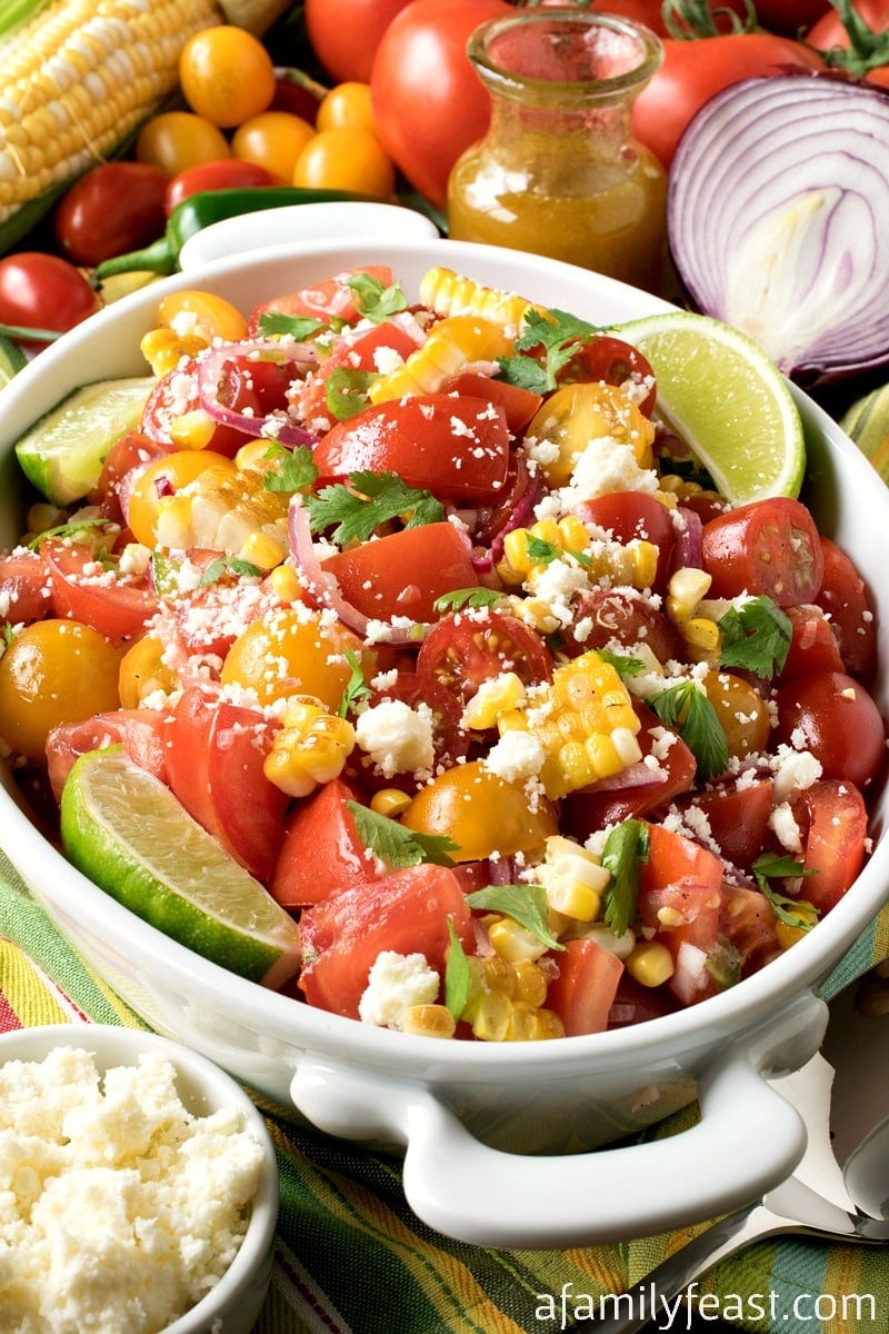 Mexican Tomato and Corn Salad