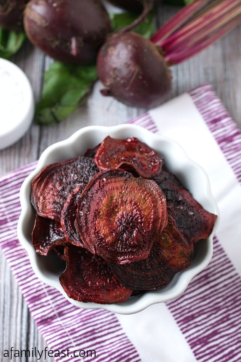 Oven Baked Beet Chips