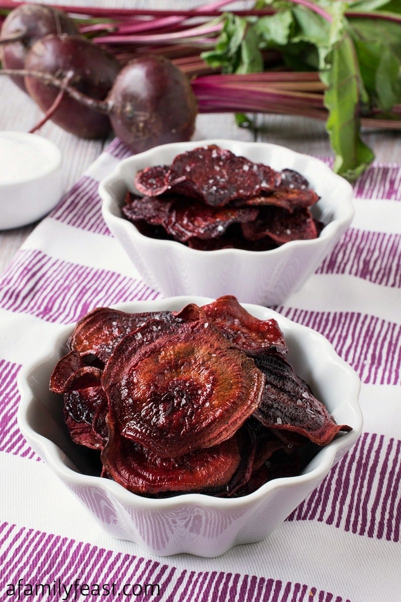 Oven Baked Beet Chips recipe