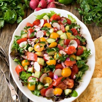 Persian Cucumber and Tomato Salad (Shirazi Salad)