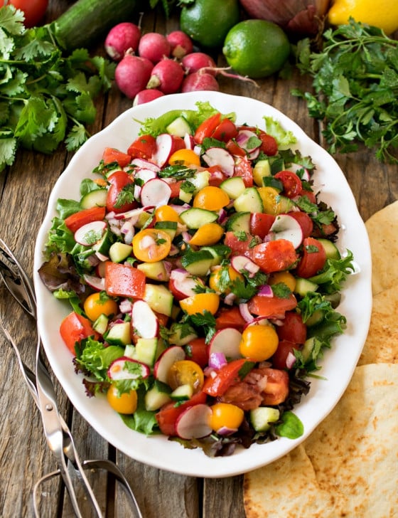 Persian Cucumber and Tomato Salad (Shirazi Salad)
