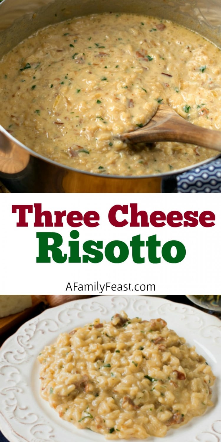 Three Cheese Risotto A Family Feast®