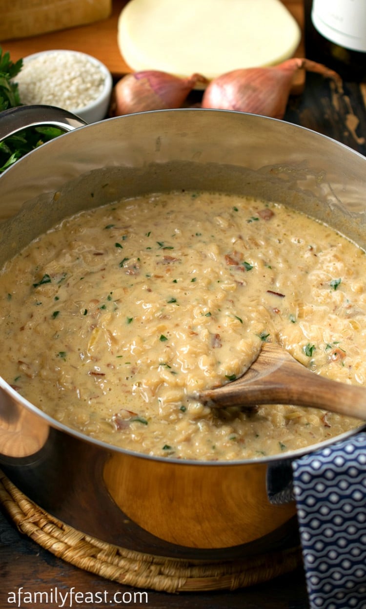 Three Cheese Risotto - A Family Feast®