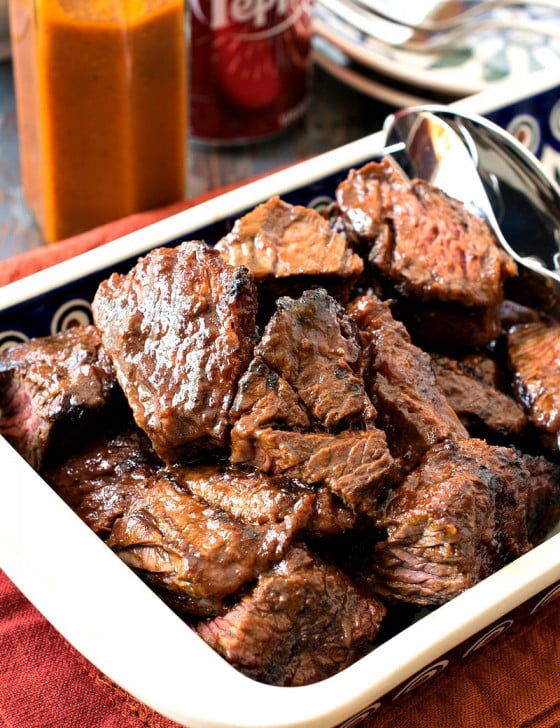 Dr Pepper Grilled Steak Tips