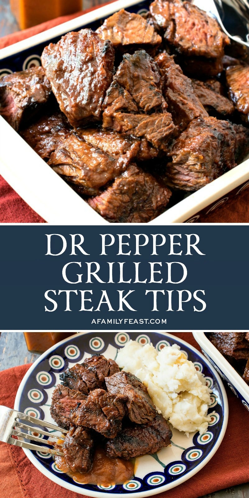 Dr Pepper Grilled Steak Tips 