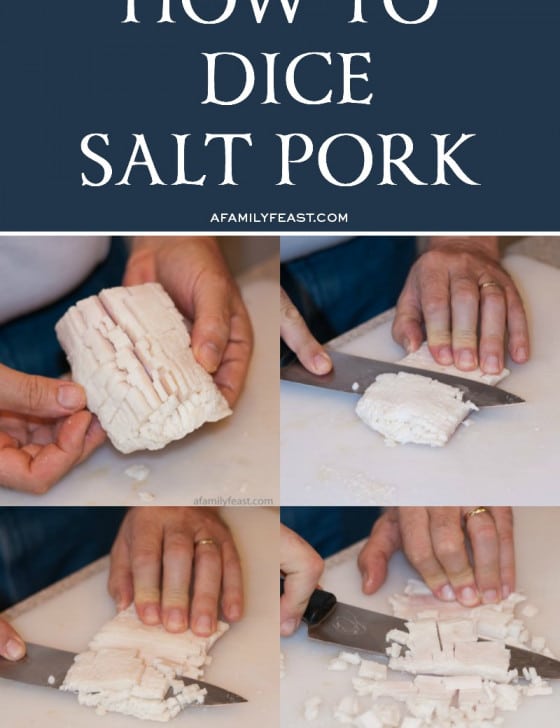 How To Dice Salt Pork