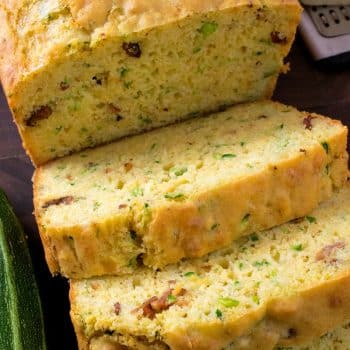Cheesy Bacon Zucchini Bread