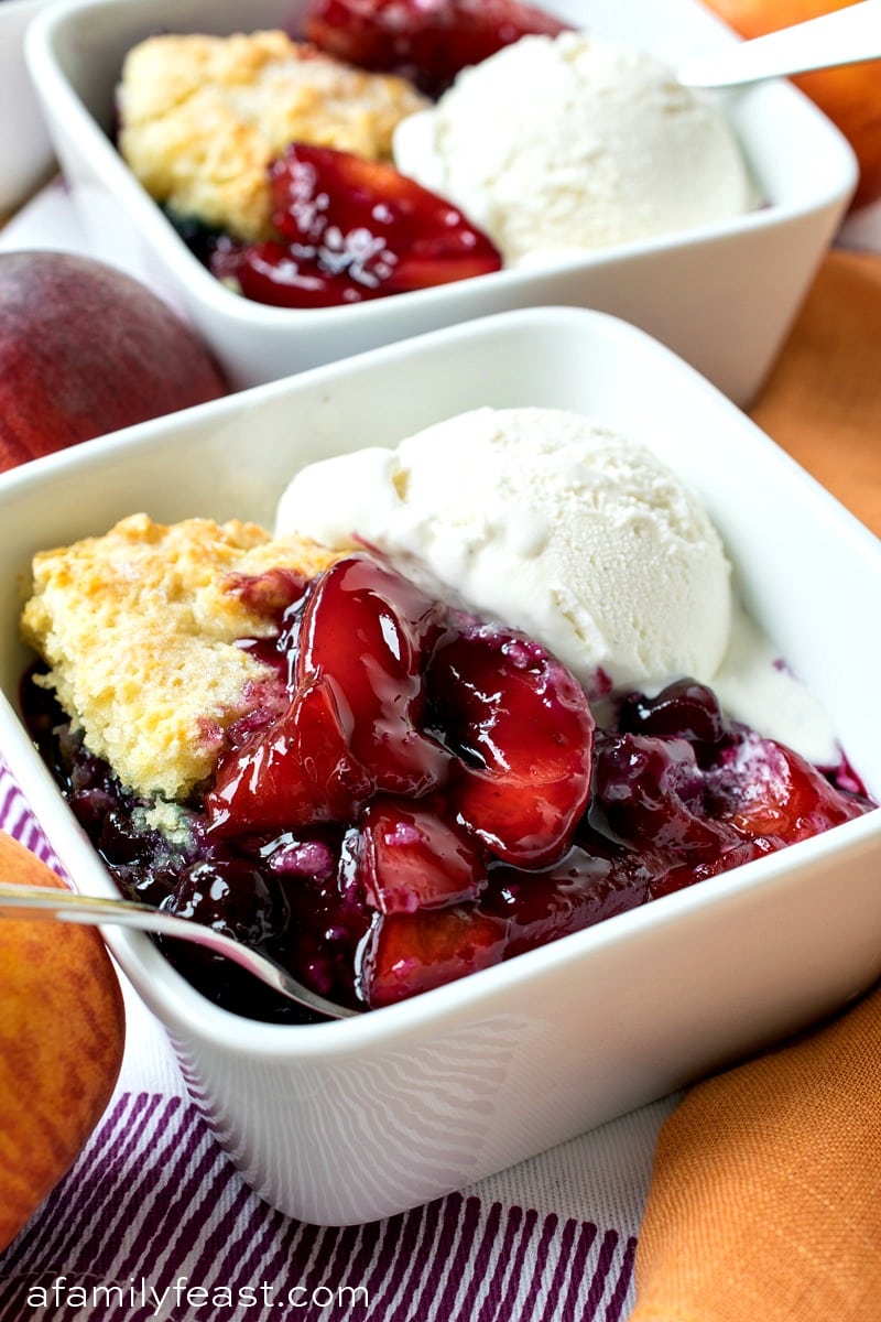 Blueberry Peach Cobbler 